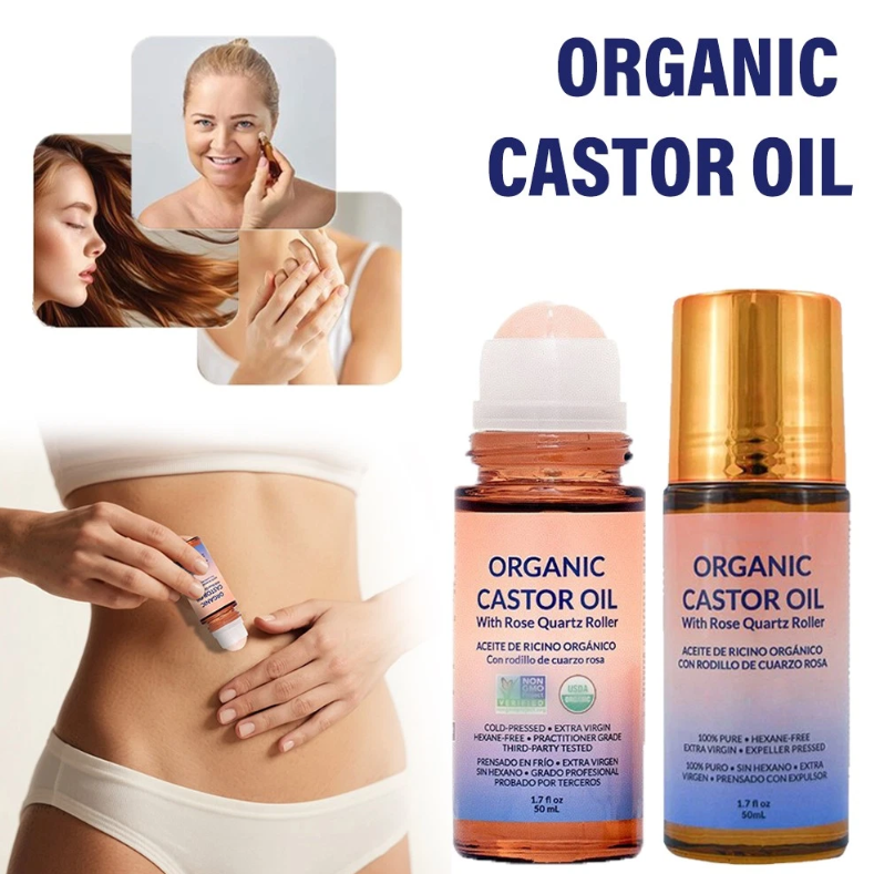 Castor Oil Cold Press - 50ml 100% Organic Castor Oil Skin