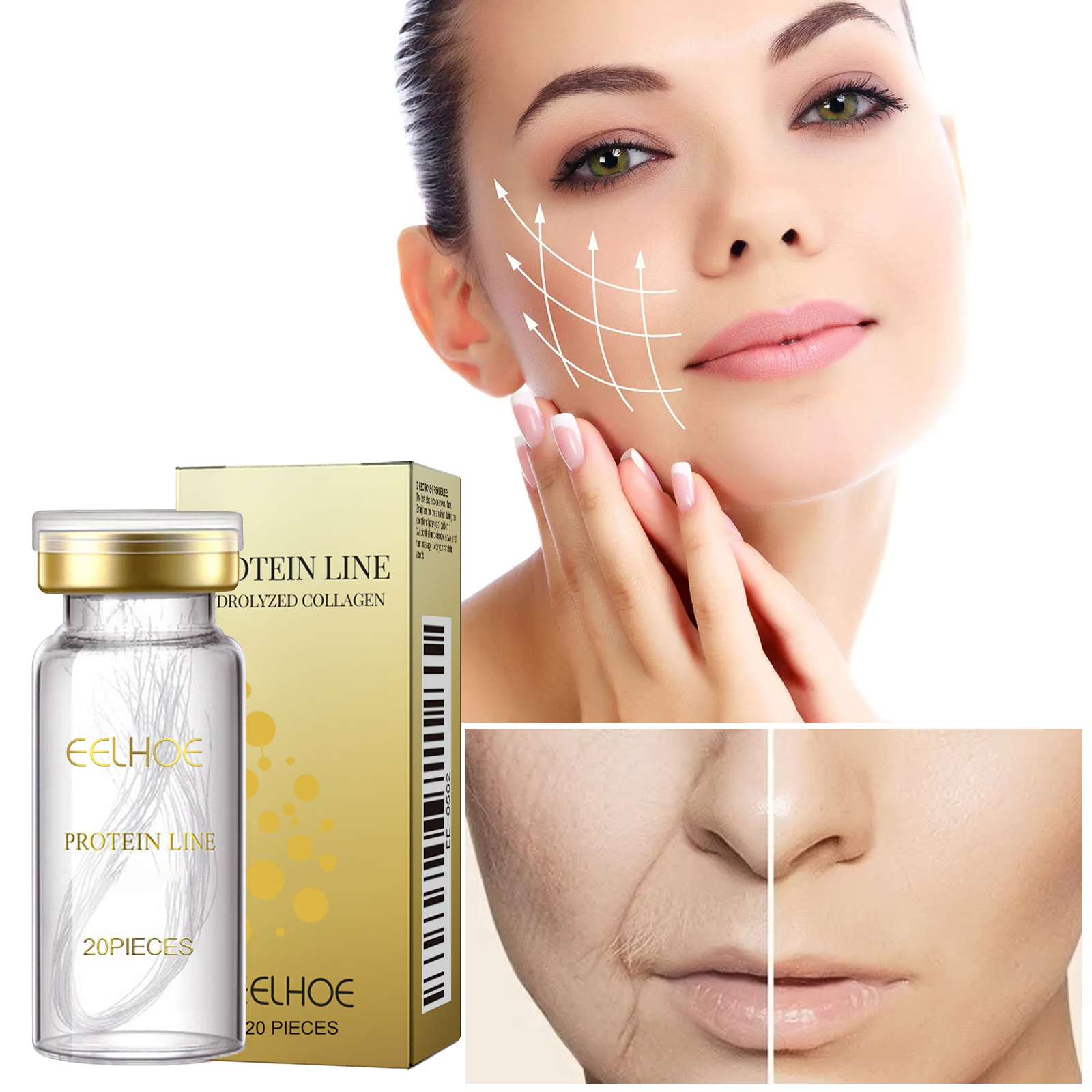 Silk Press Serum - Protein Thread Lifting Set Fade Fine