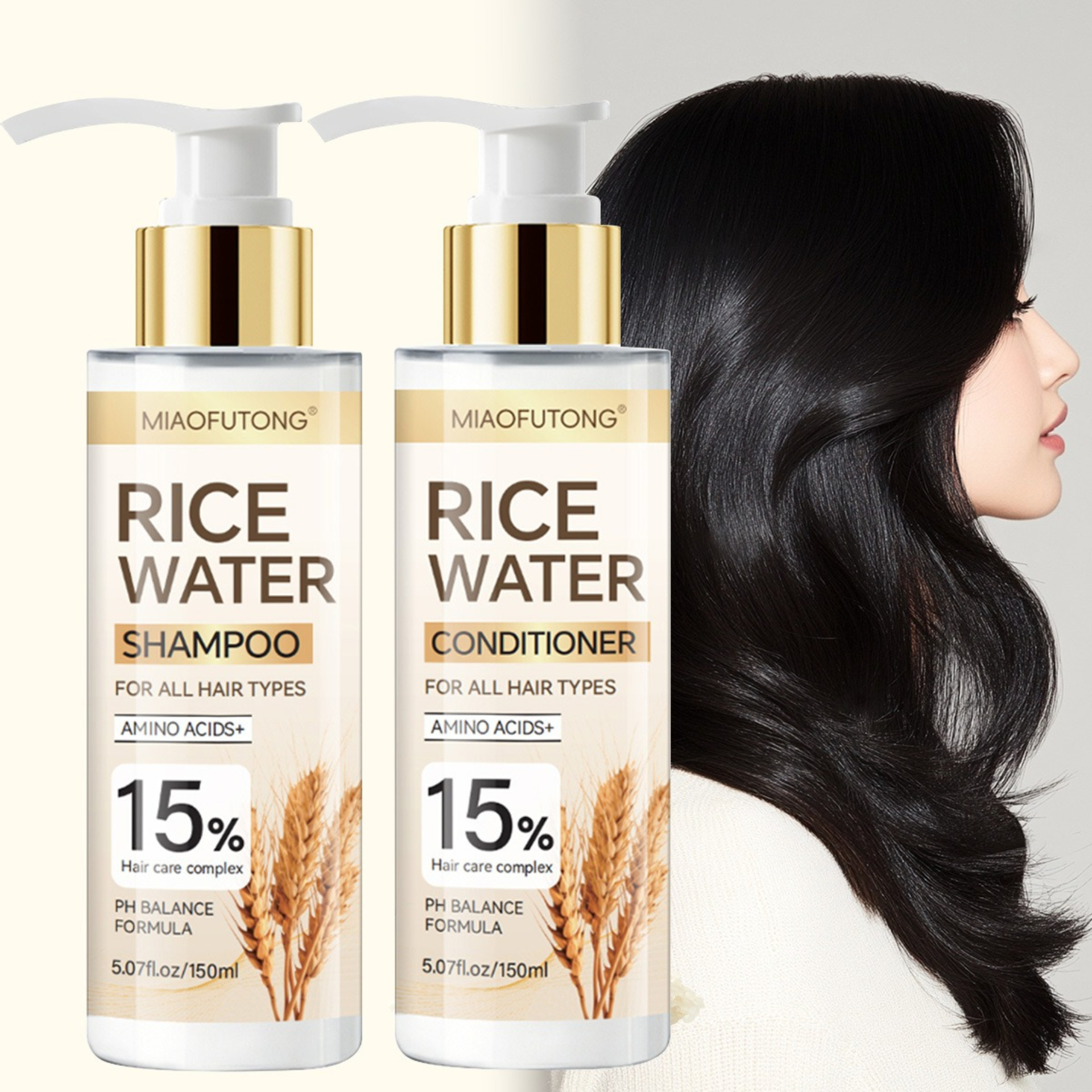 Hair Care With Rice Water - Rice Water Shampoo Conditioner Rice Water