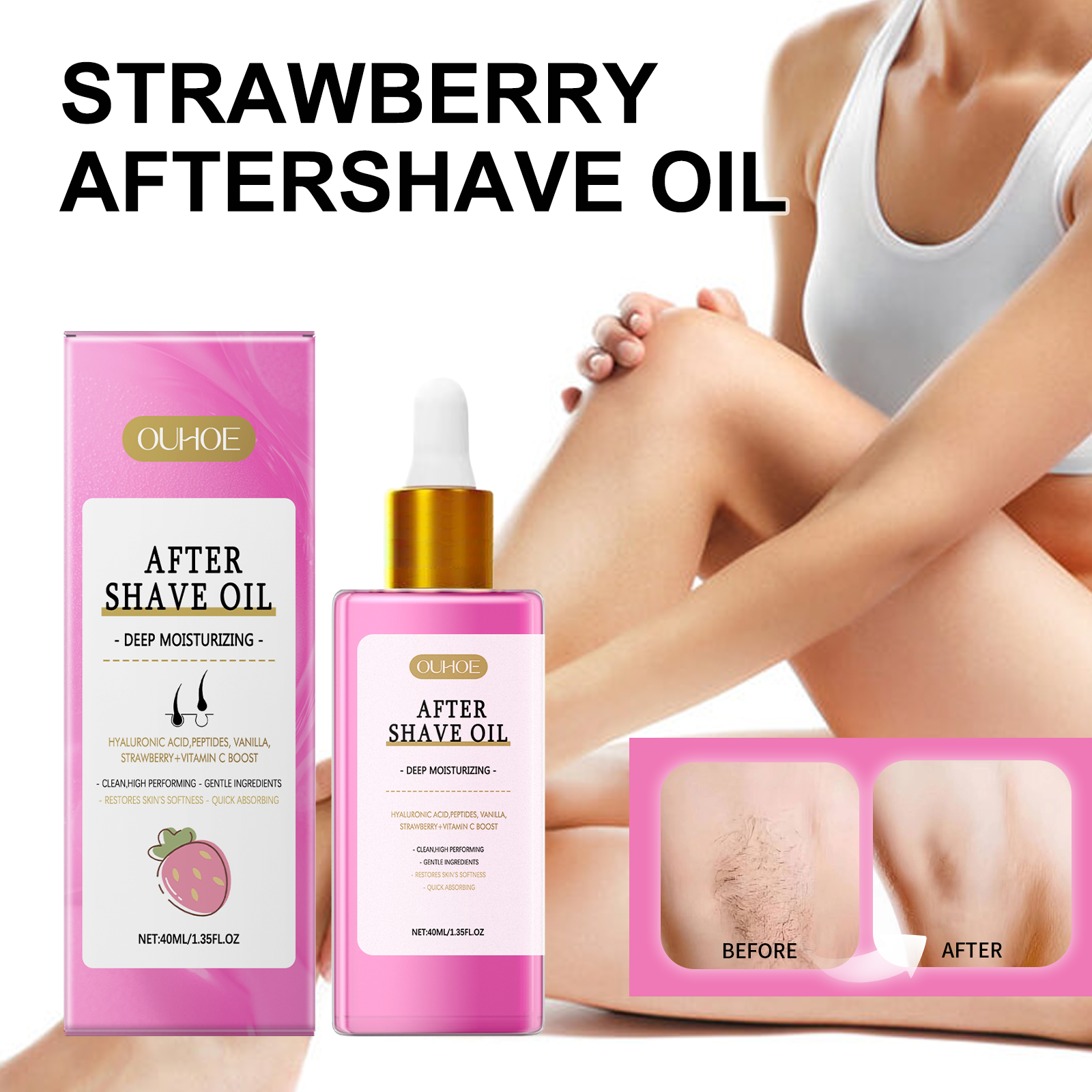 Hair Care Vitamin E - After Waxing Oil Sensitive Skin Soothing
