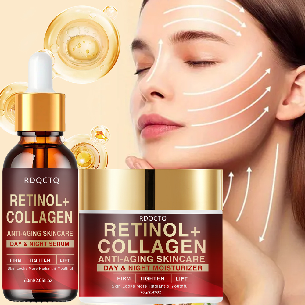 Silk Press Serum - Retinol Collagen Anti-Aging Day Night Serum