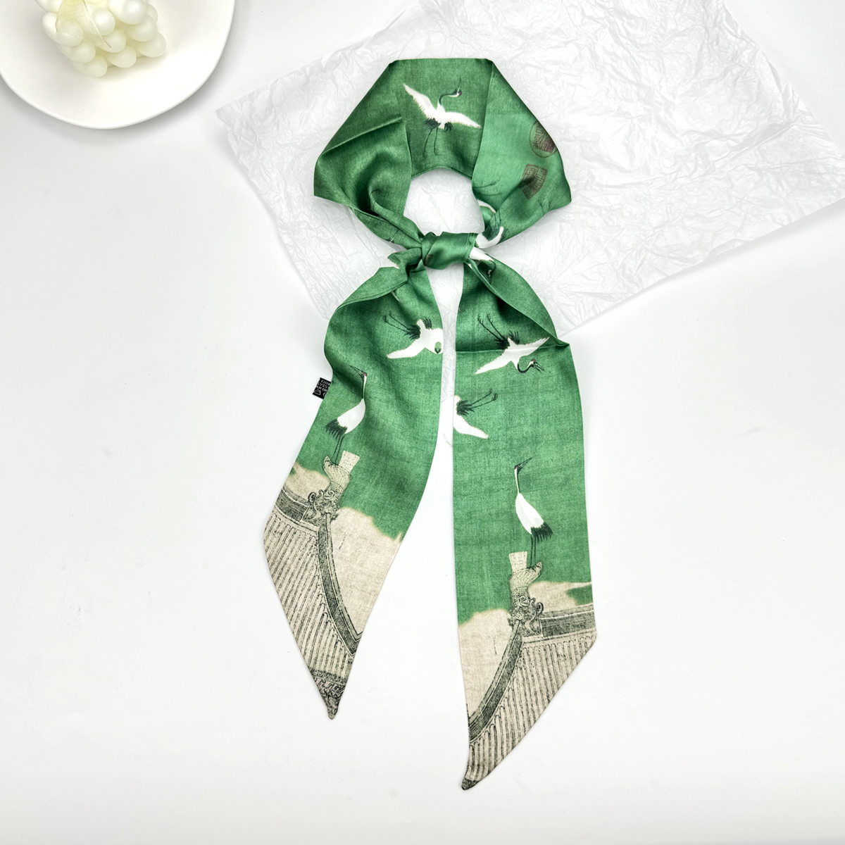Silk Press Serum - New Ribbon Silk Long Scarf Women