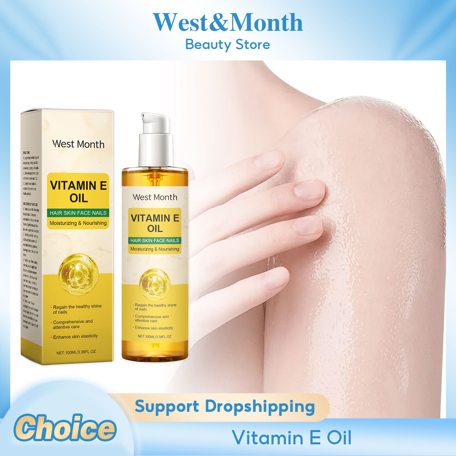 Hair Care Vitamin E - Vitamin E Oil Natural Moisturizer Shrink