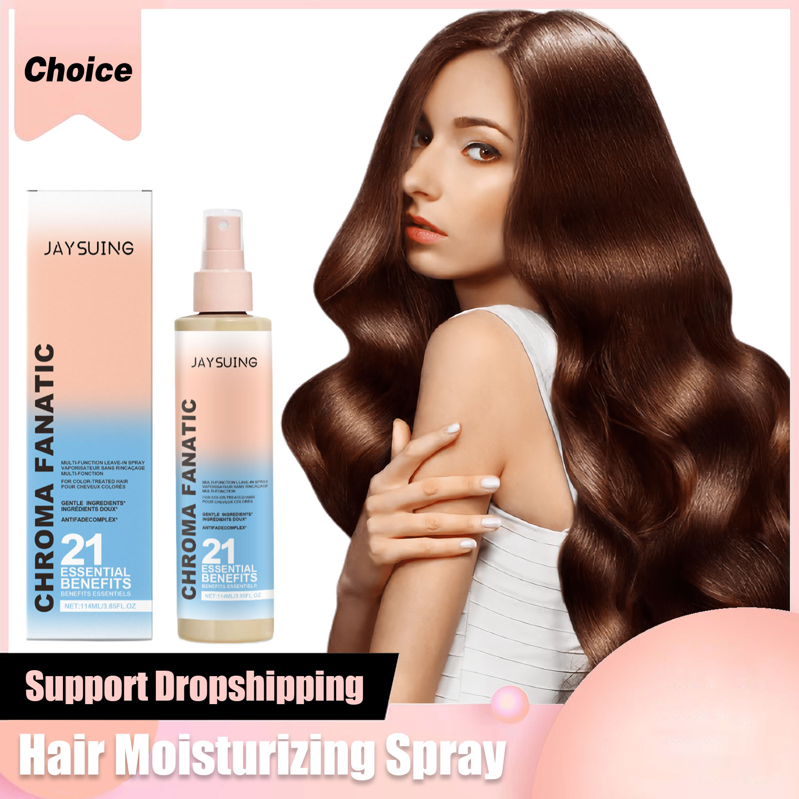 Hair Care Vitamin E - Hair Care Spray Moisturizing Frizz Control