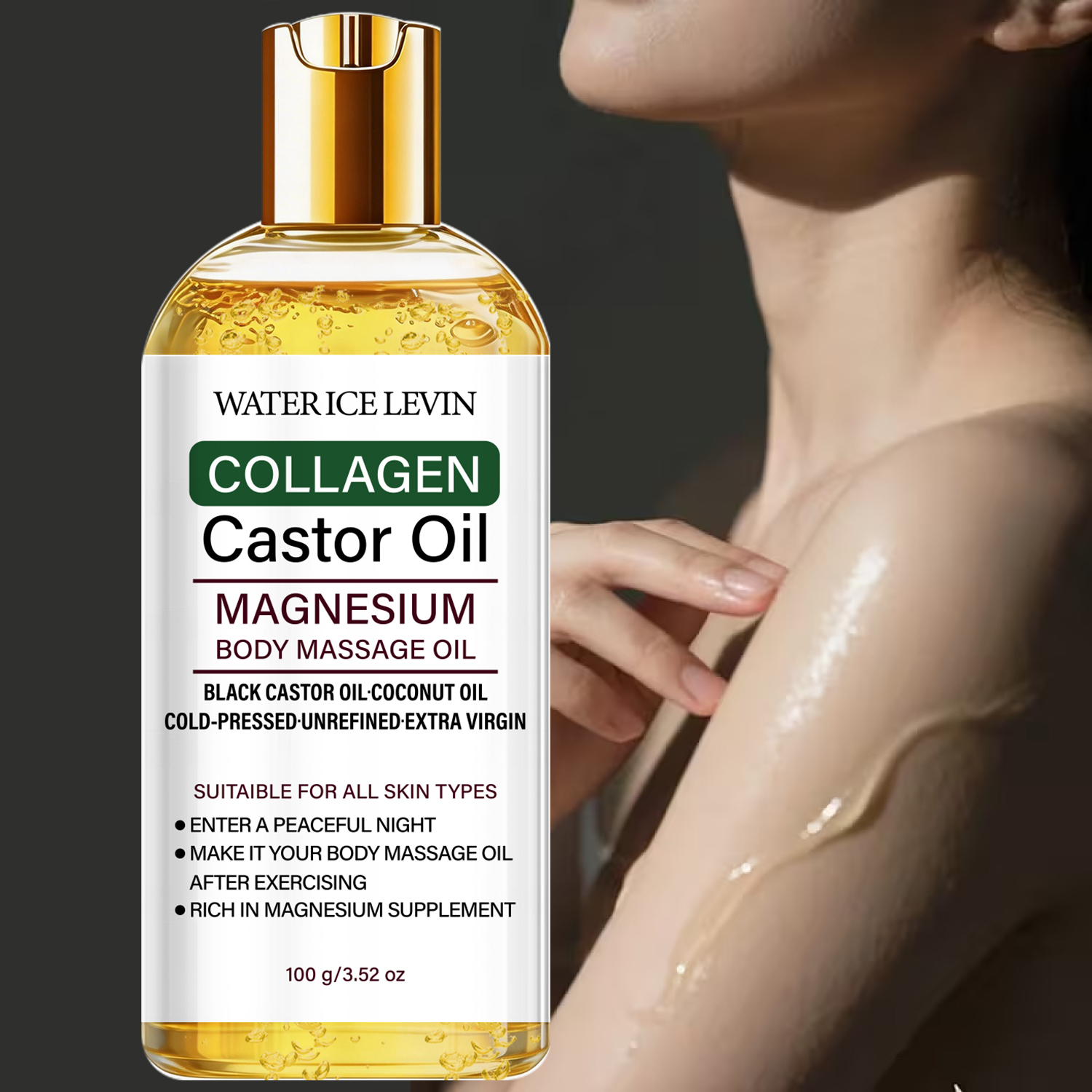 Lightweight Body Massage Oil C - Castor Oil Cold Press avis et prix