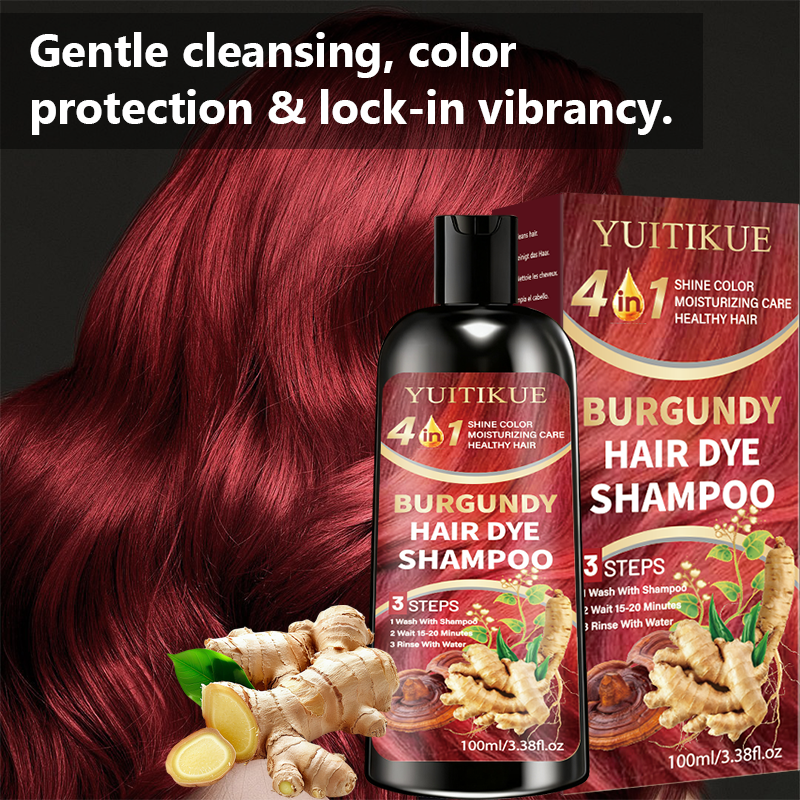 Burgundy Hair Dye Shampoo, 4 I - Hair Care Herbal avis et prix