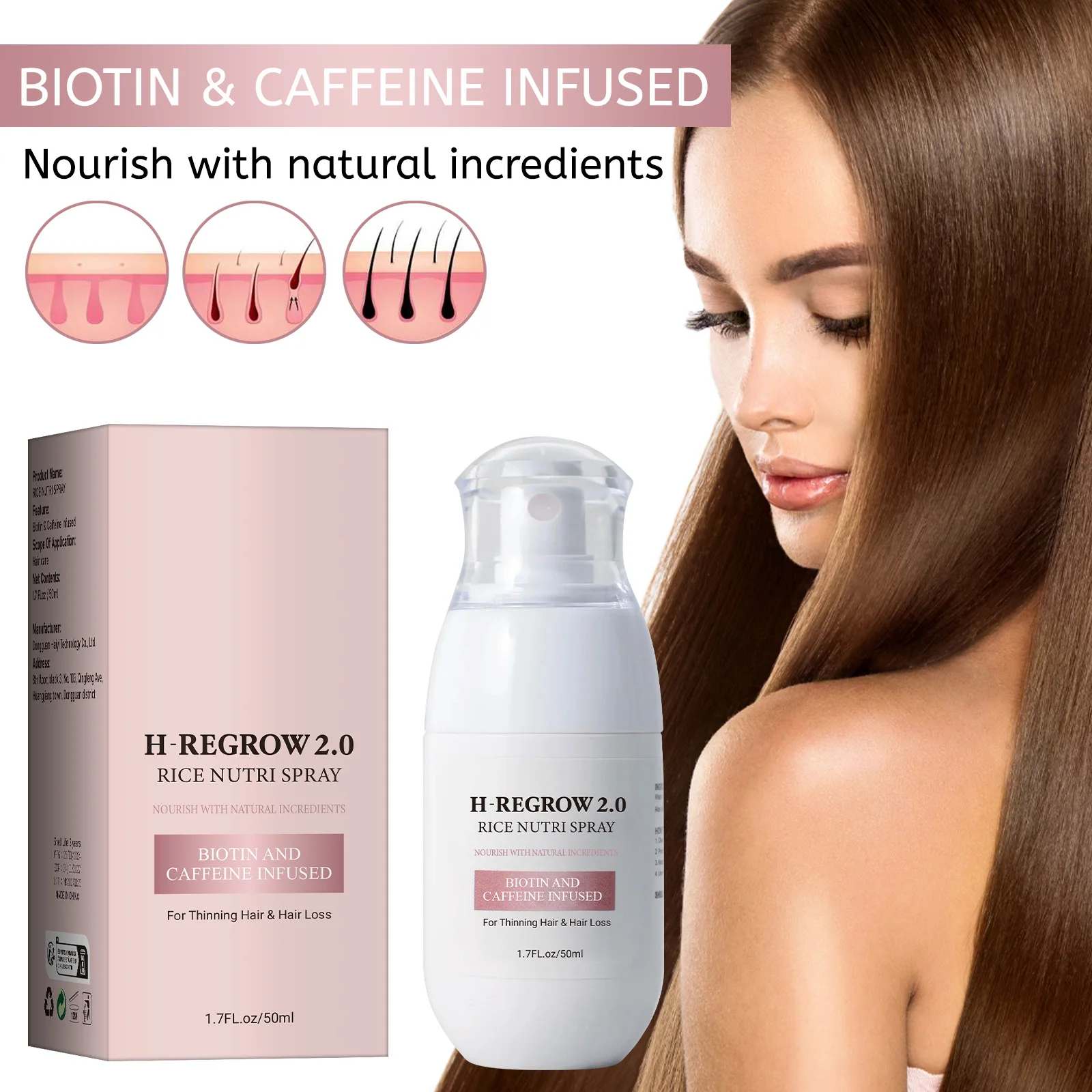 Hair Spray Rice Water Strong H - Hair Care With Rice Water avis et prix