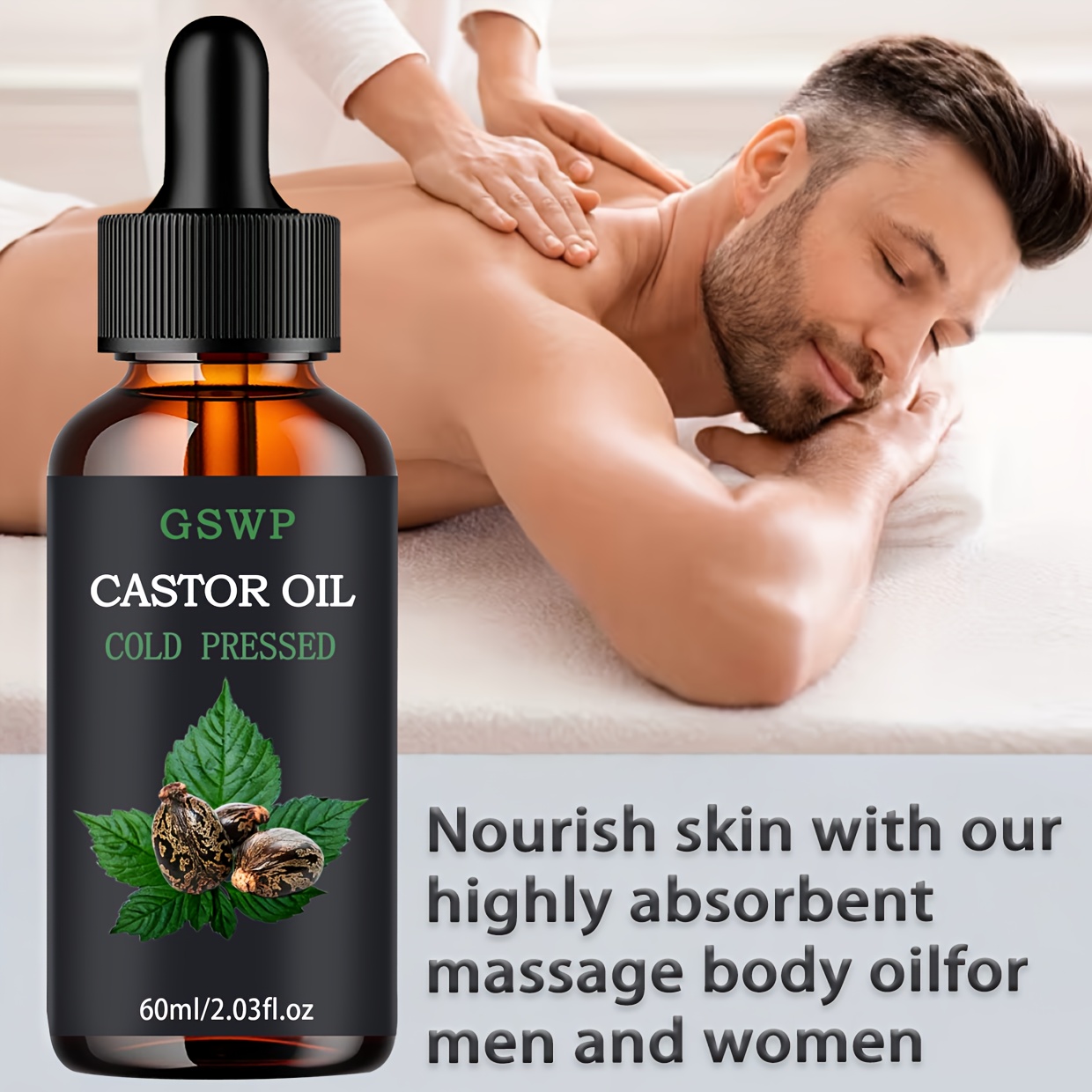 GSWP castor oil is suitable fo - Castor Oil Cold Press avis et prix