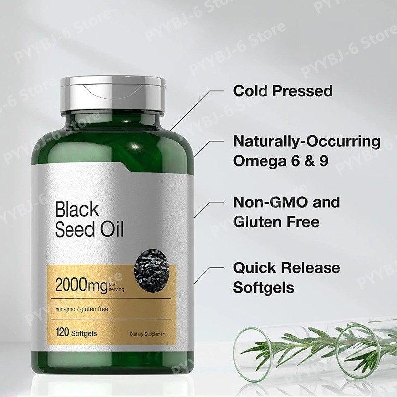 Black Seed Oil 2000mg 120 Cold - Castor Oil Cold Press avis et prix