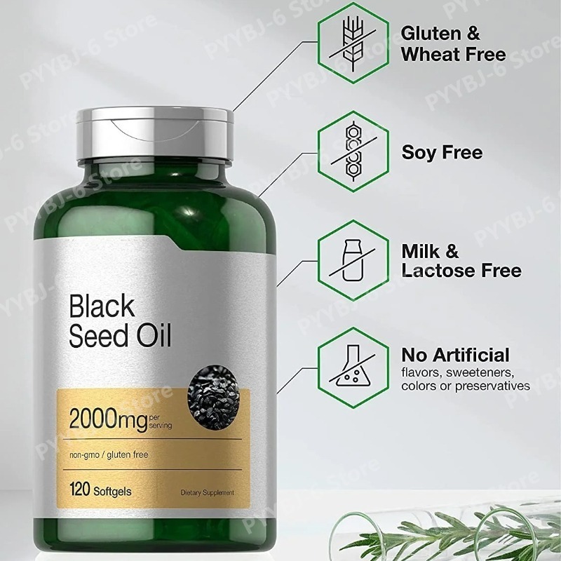 Black Seed Oil 2000mg 120 Cold - Castor Oil Cold Press avis et prix