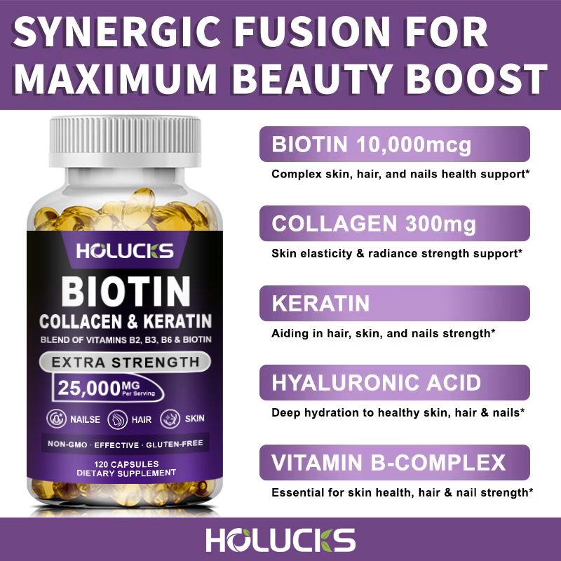 Biotin Collagen & Keratin Caps - Hair Care Keratin avis et prix