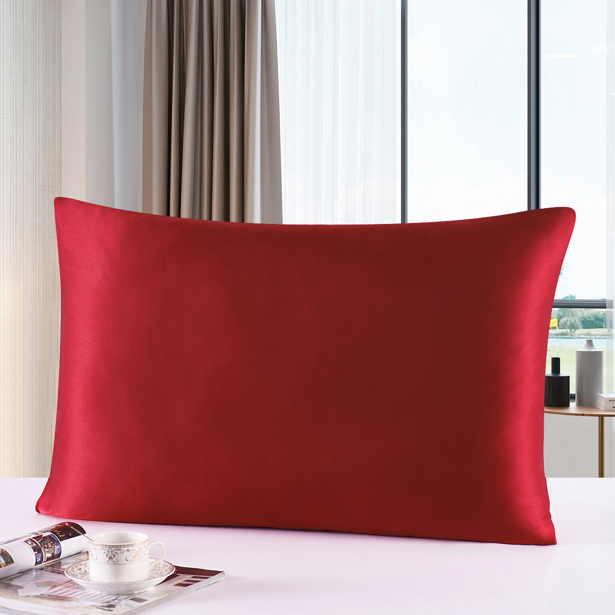 Silk Zipper Pillowcase 1pc 19m - Satin Pillowcase Silk avis et prix