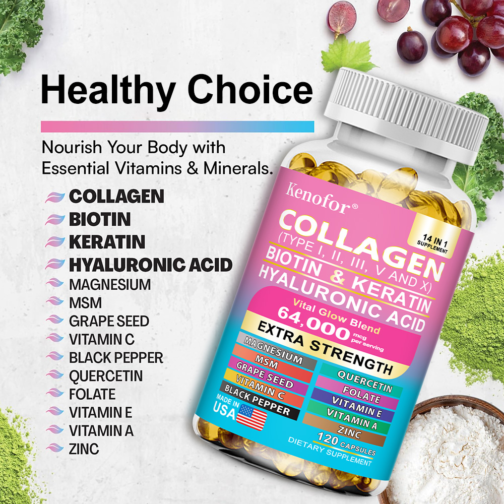 Complex Collagen Capsules, Bri - Hair Care Vitamin avis et prix