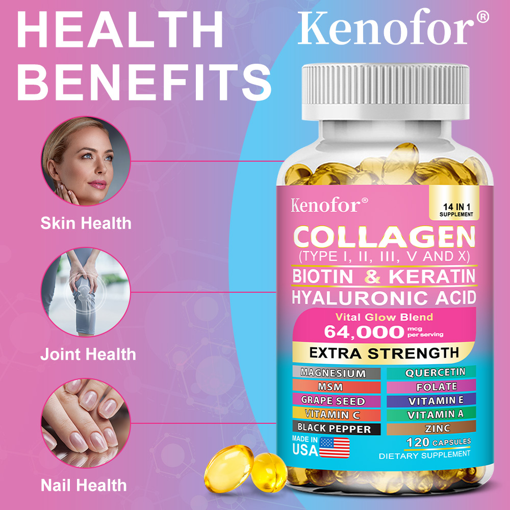 Complex Collagen Capsules, Bri - Hair Care Vitamin avis et prix