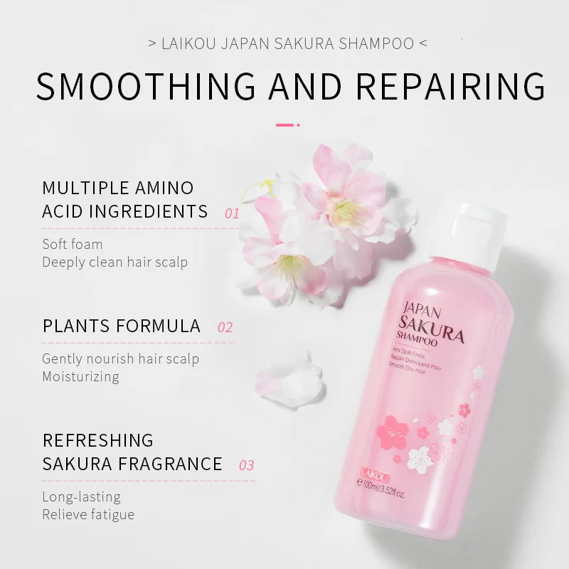 LAIKOU Japan Sakura  Shampoo R - Hair Care Vitamin avis et prix