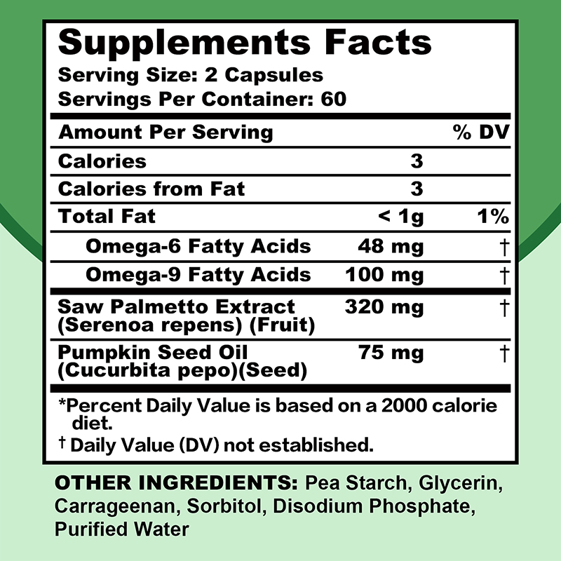 Saw Palmetto Capsules - with P - Hair Care Capsule avis et prix