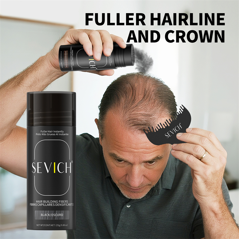 Sevich Hair Fibers Powder 25g  - Hair Care Keratin avis et prix