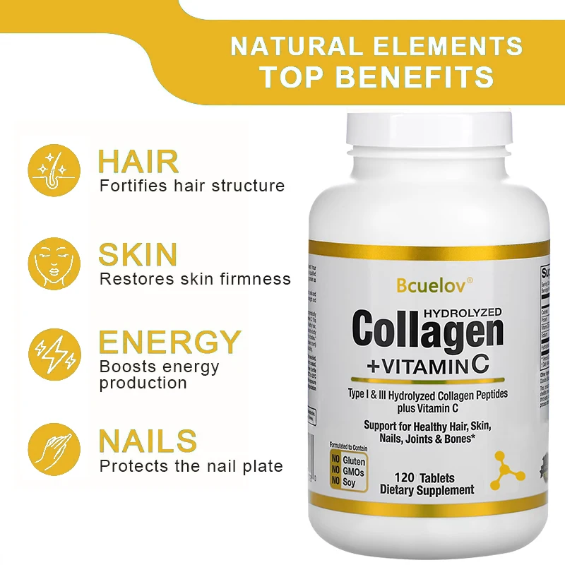 bcuelov Hydrolyzed Collagen Pe - Hair Care Vitamin avis et prix