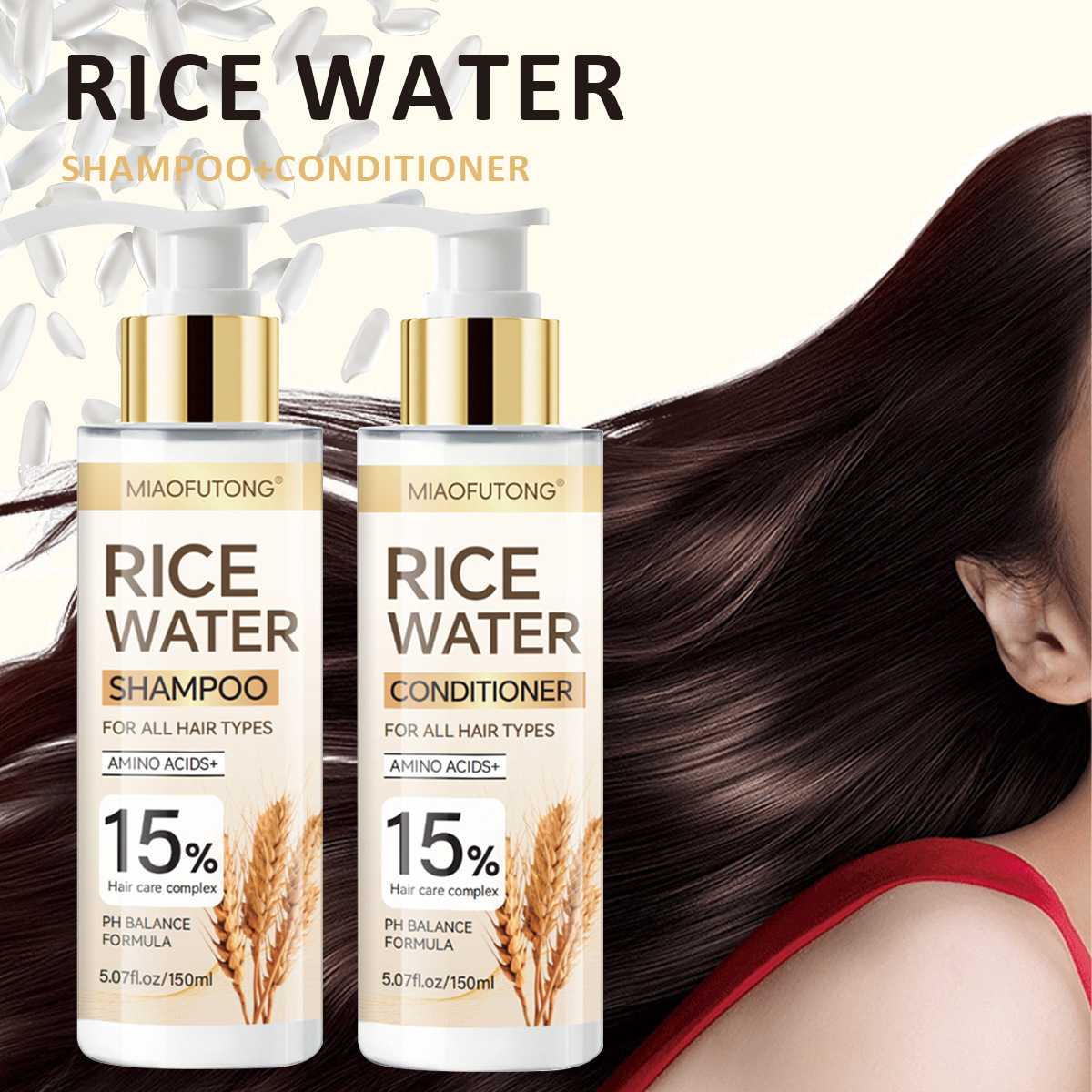 Rice Water Shampoo Conditioner - Hair Care With Rice Water avis et prix