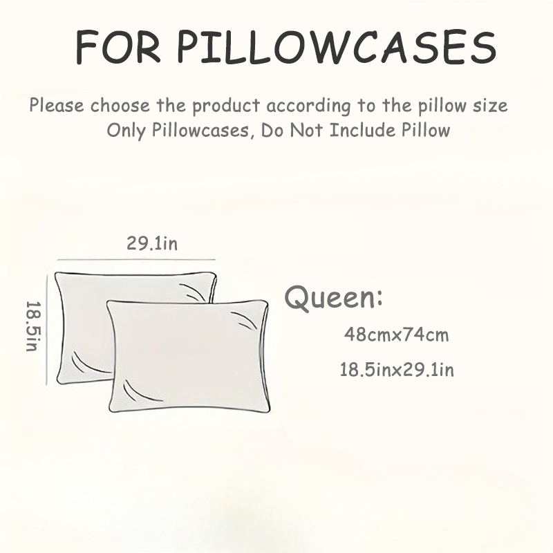2-piece Set Solid Color Imitat - Satin Pillowcase Silk avis et prix