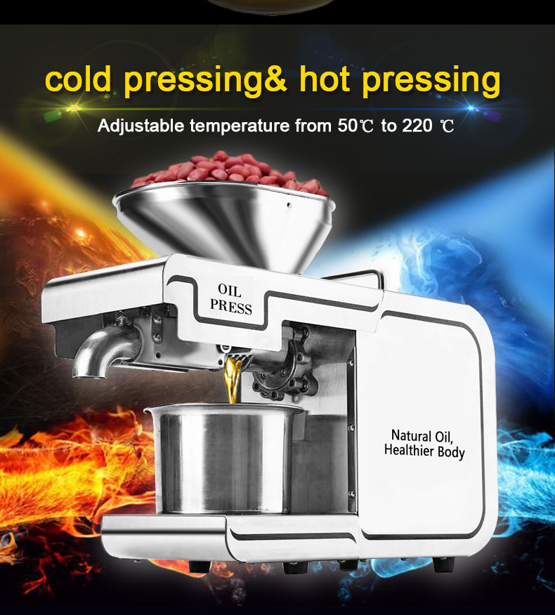 220V/110V Home Oil Press Machi - Castor Oil Cold Press avis et prix