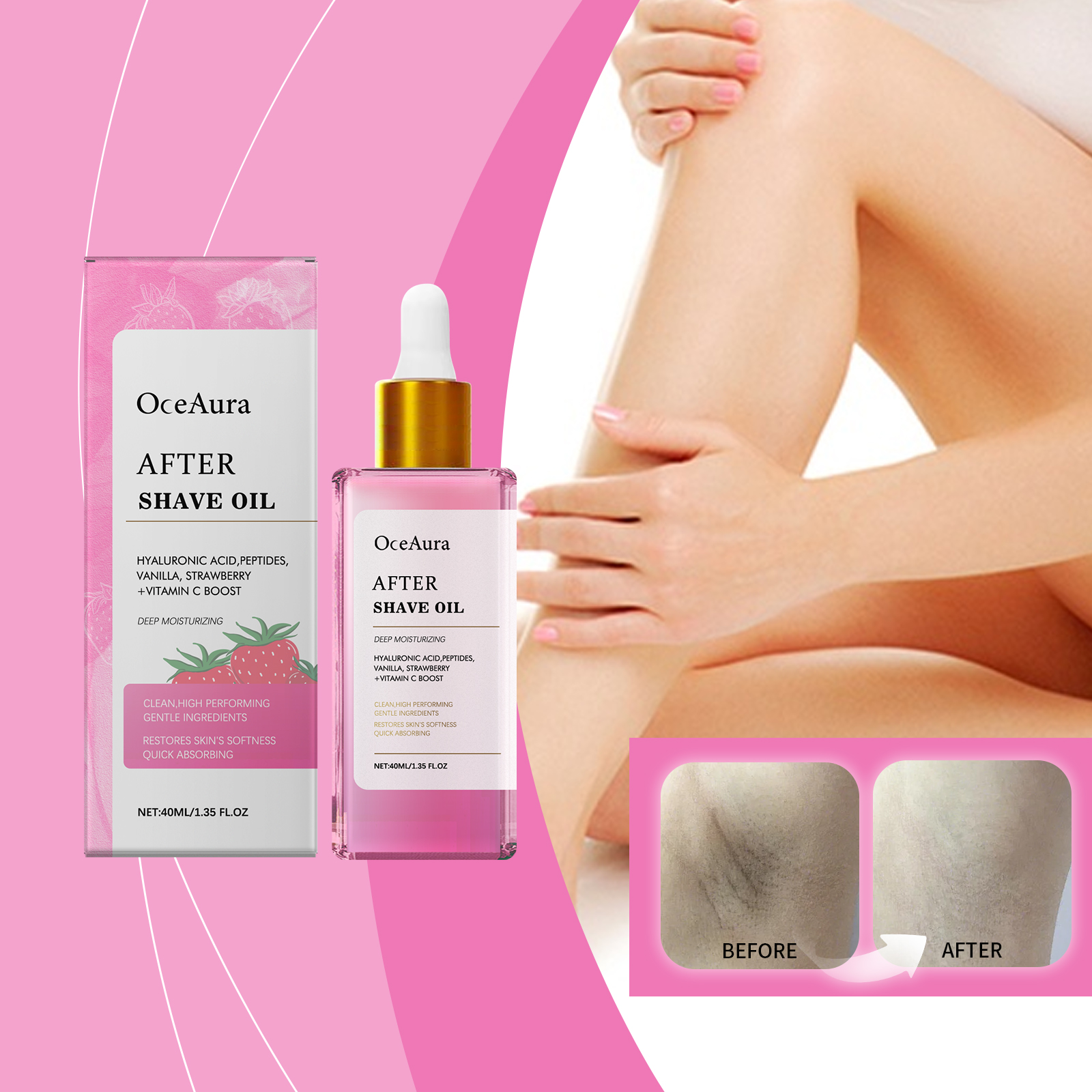Strawberry After Shave Oil Pos - Hair Care Vitamin E avis et prix