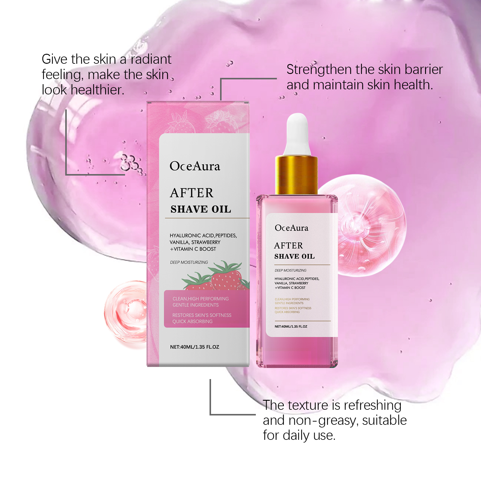 Strawberry After Shave Oil Pos - Hair Care Vitamin E avis et prix