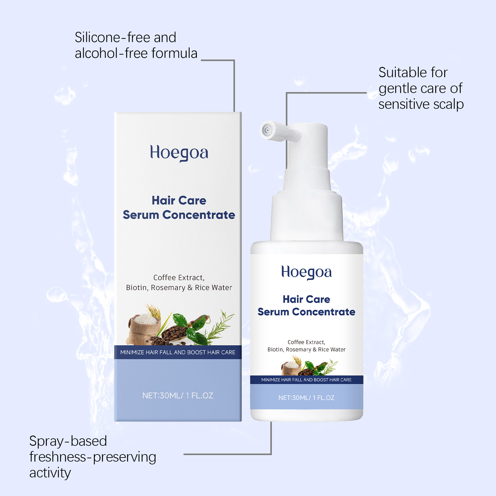 Hair Care Serum Caffeine Bioti - Hair Care With Rice Water avis et prix