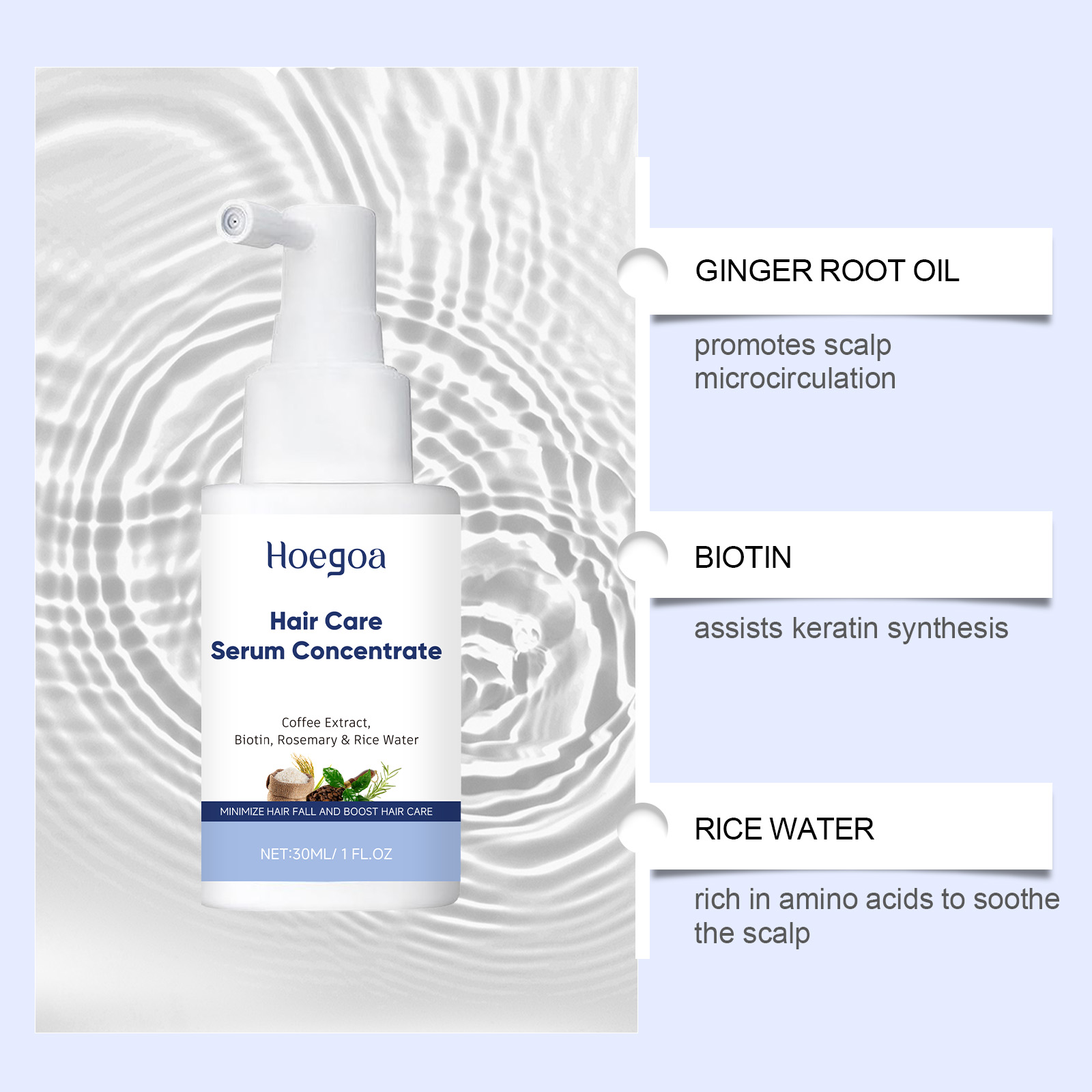 Hair Care Serum Caffeine Bioti - Hair Care With Rice Water avis et prix