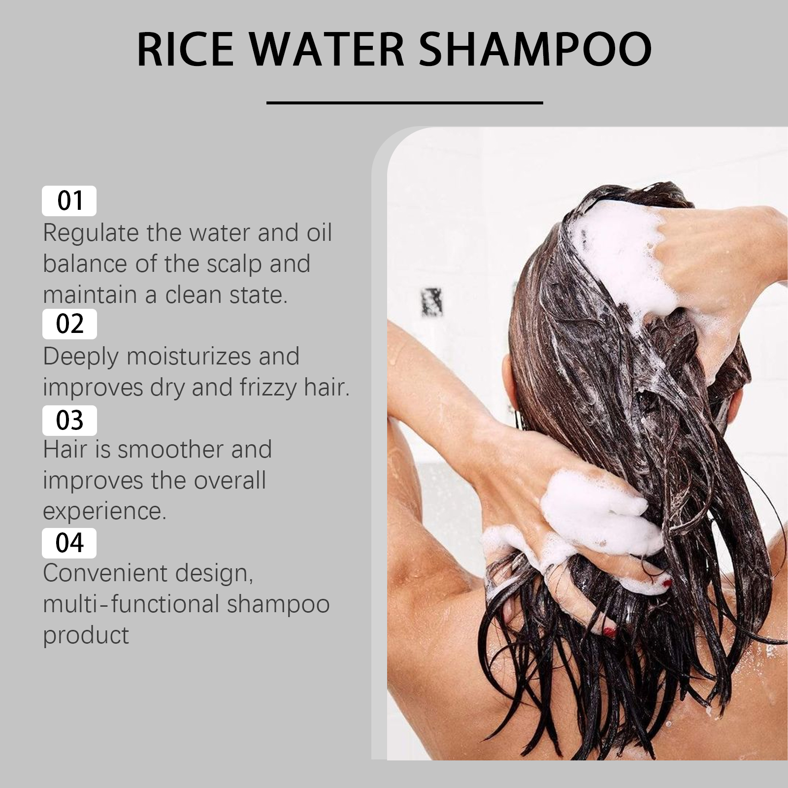 Rice Water Foam Hair Shampoo O - Hair Care With Rice Water avis et prix