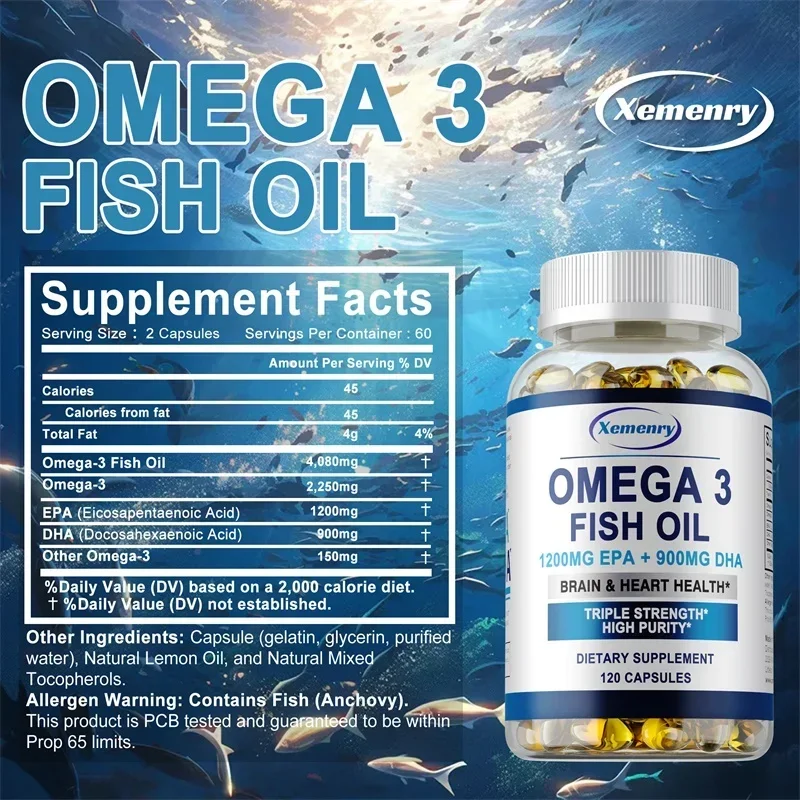 Omega 3 Fish Oil Supplement wi - Hair Care Capsule avis et prix