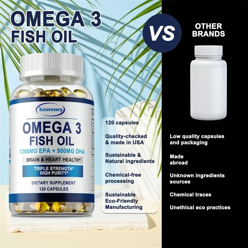 Omega 3 Fish Oil Supplement wi - Hair Care Capsule avis et prix