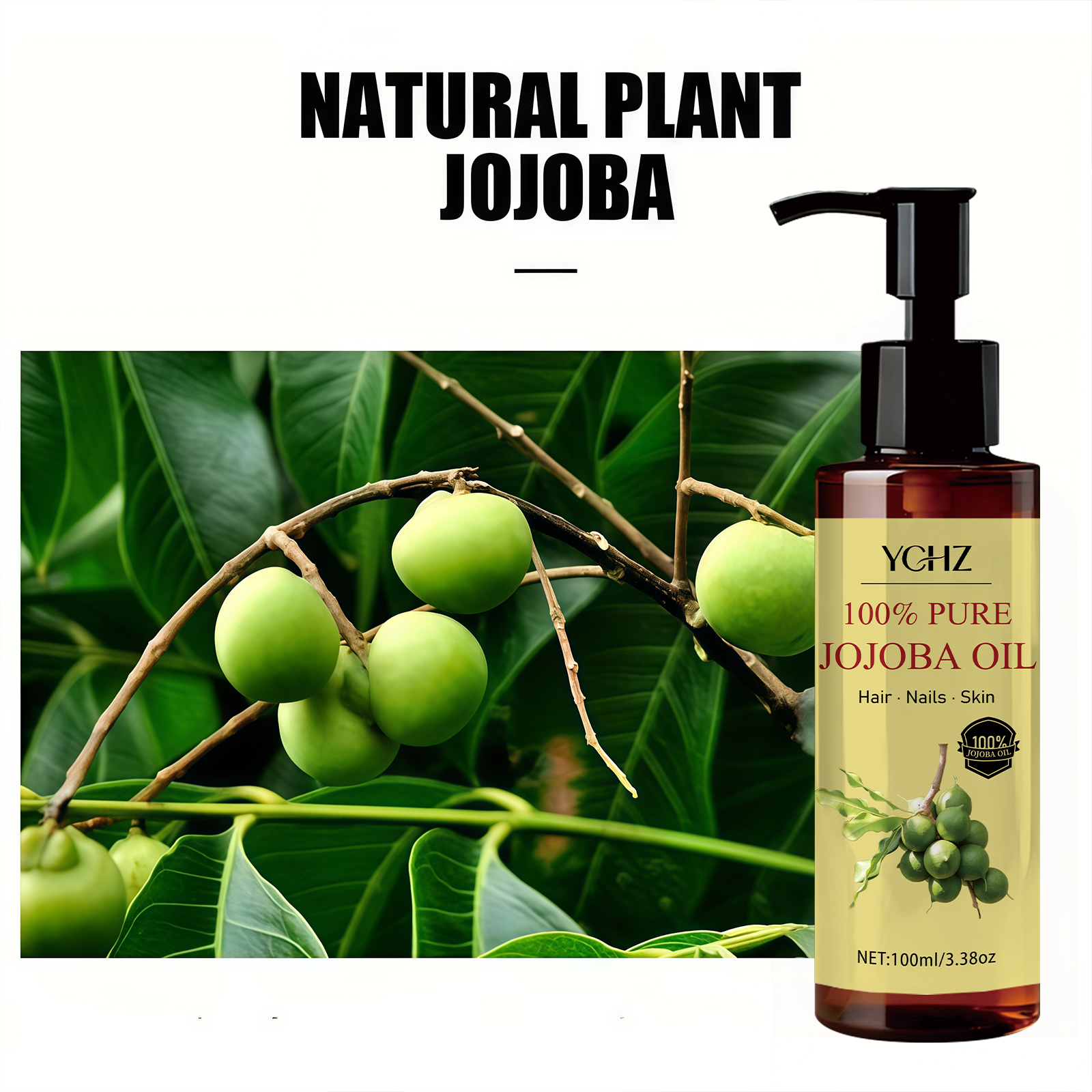Jojoba Oil—Pure Natural Skin C - Hair Care Cream avis et prix