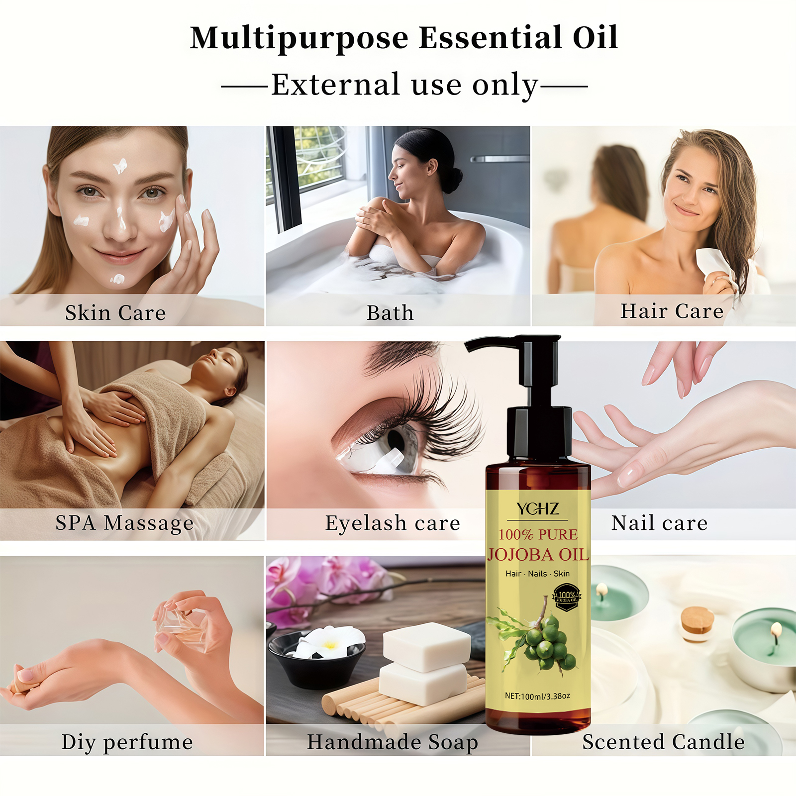 Jojoba Oil—Pure Natural Skin C - Hair Care Cream avis et prix
