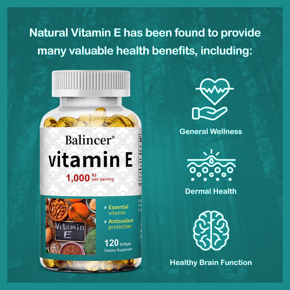 Natural Vitamin E Capsules, An - Hair Care Vitamin avis et prix