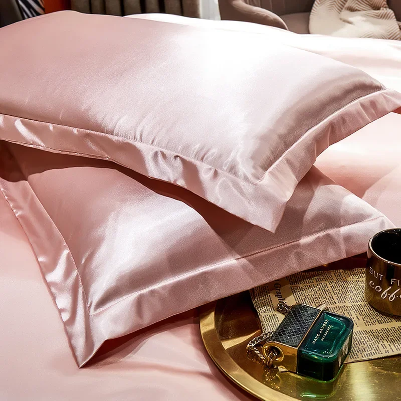 2PCS 100% Pure Real Silk pillo - Satin Pillowcase Silk avis et prix