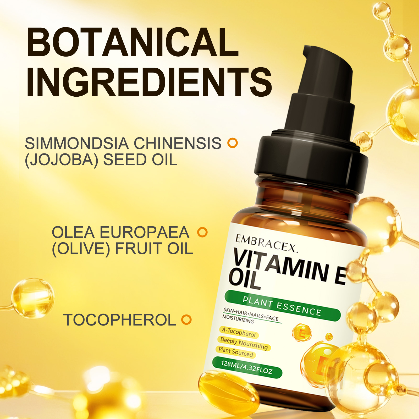 128ml Vitamin E oil Essential  - Hair Care Vitamin E avis et prix