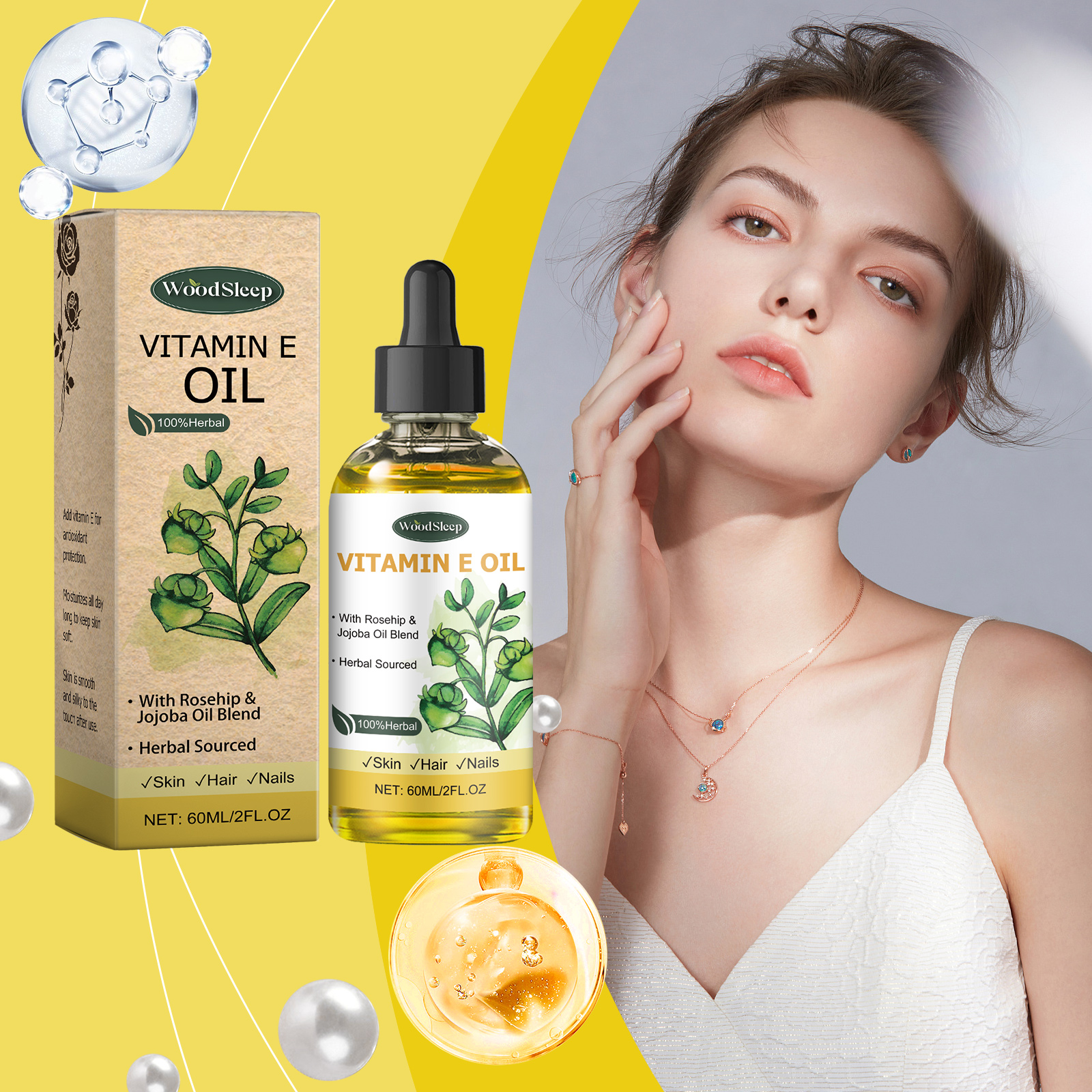 60ml Natural Vitamin E Essenti - Hair Care Cream avis et prix