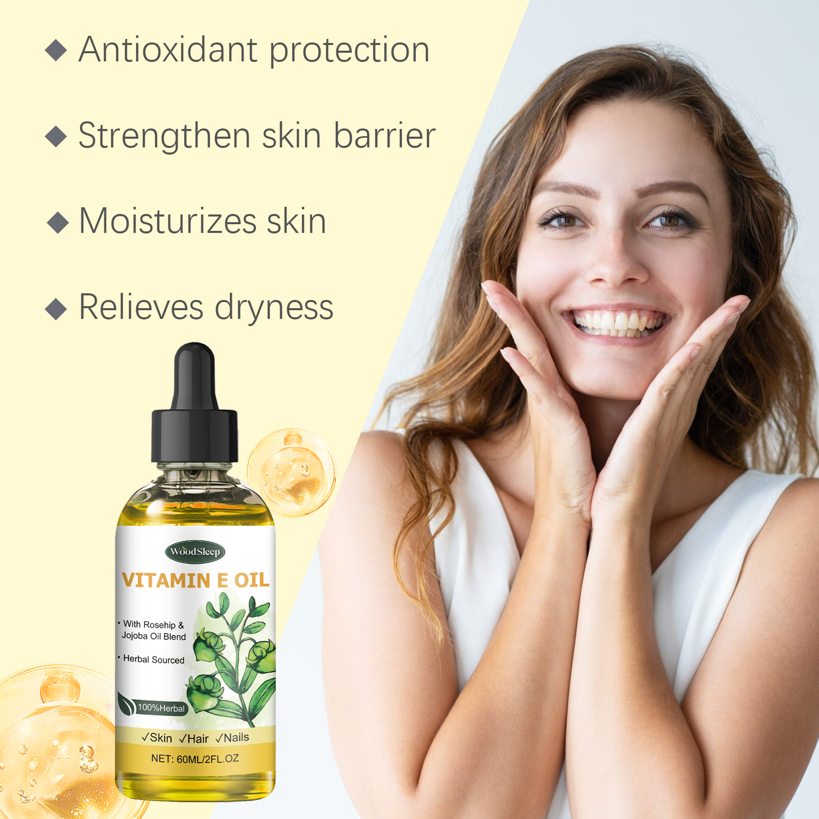 60ml Natural Vitamin E Essenti - Hair Care Cream avis et prix