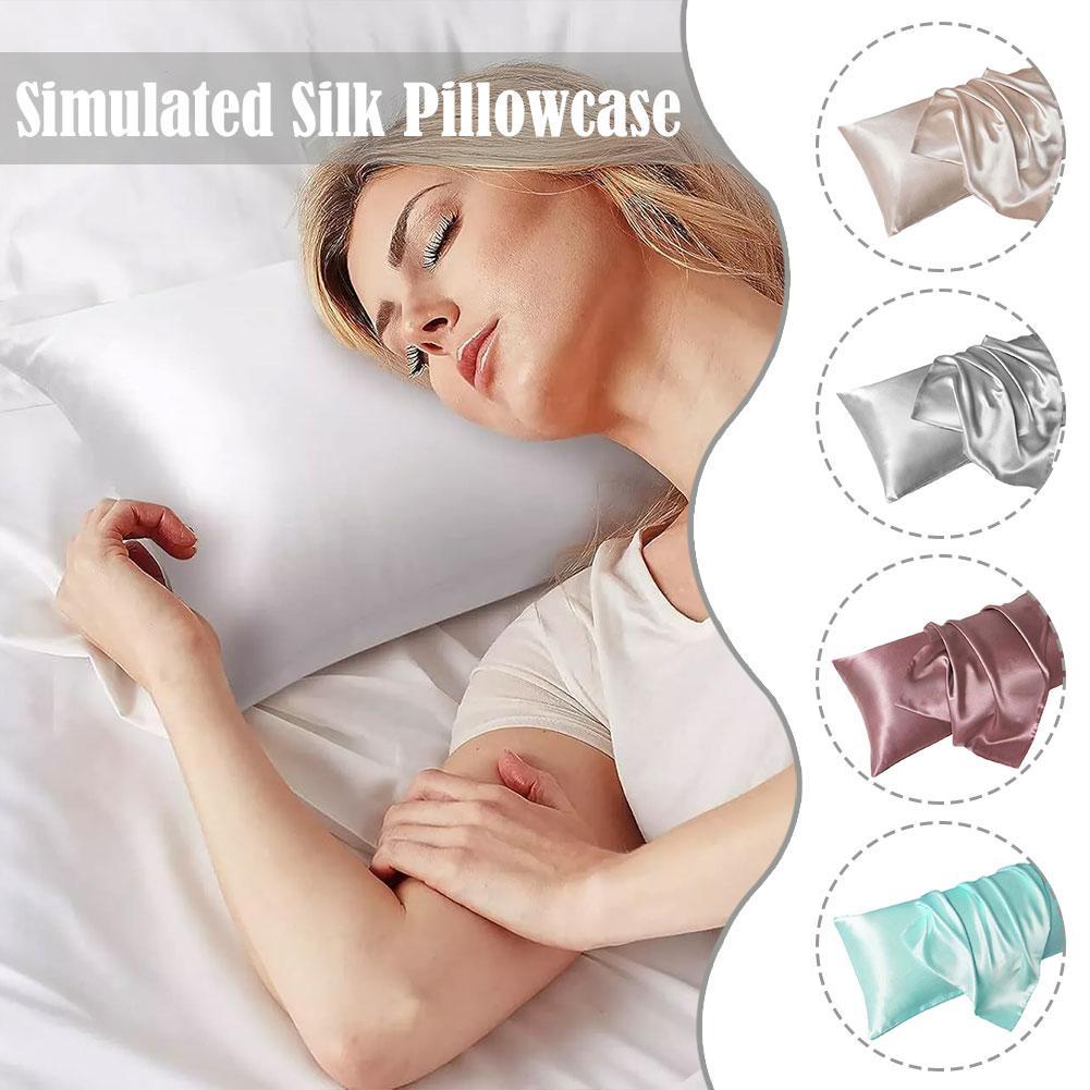 Luxury Satin Pillow Case For H - Satin Pillowcase Silk avis et prix