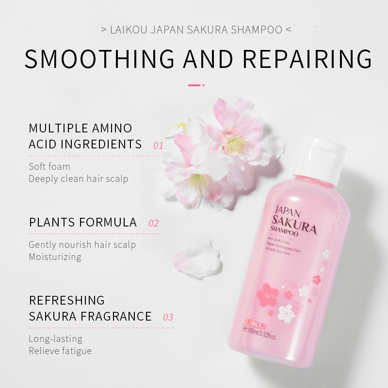 LAIKOU Japan Sakura  Shampoo R - Hair Care Vitamin E avis et prix
