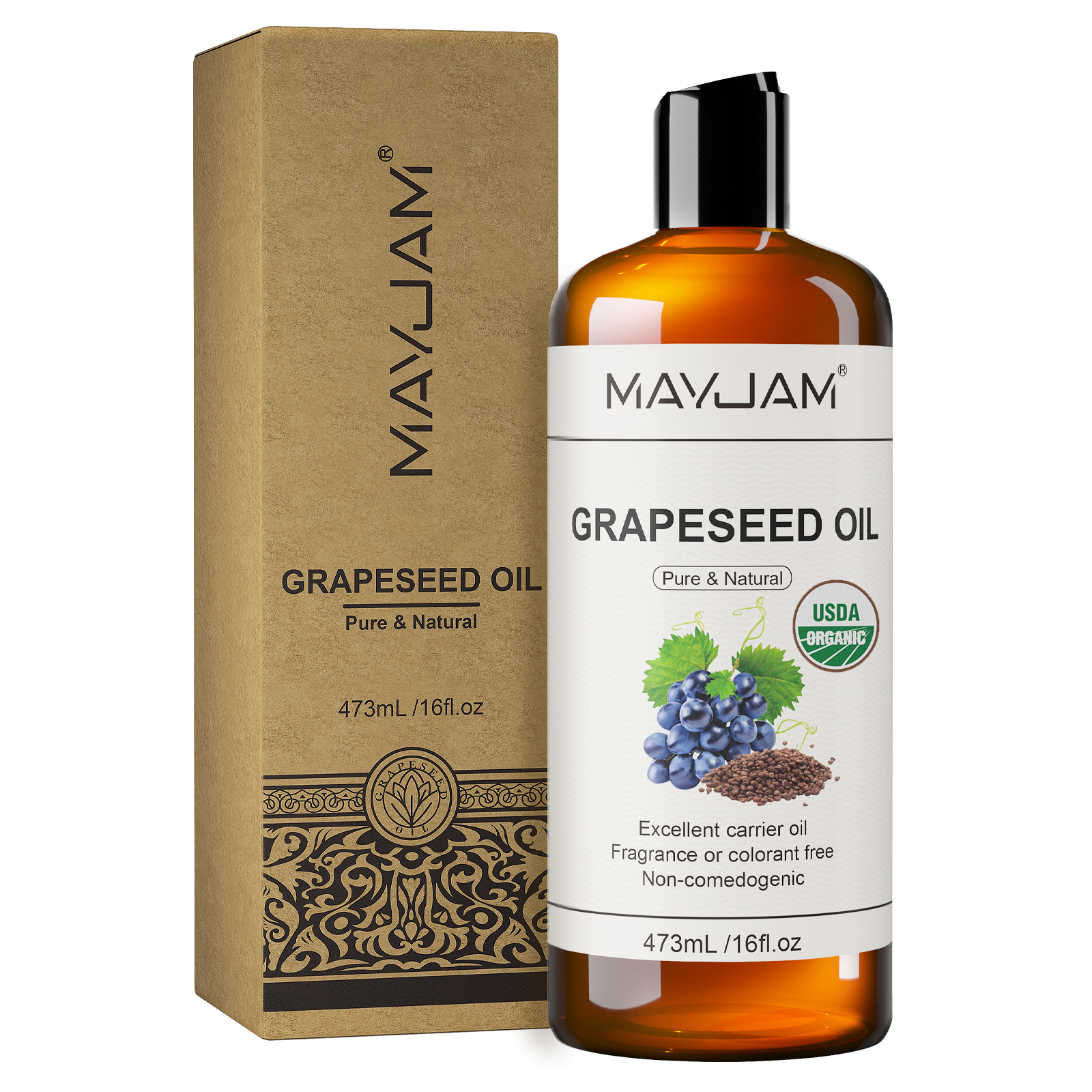 Organic Sweet Almond Oil Cold  - Castor Oil Cold Press avis et prix