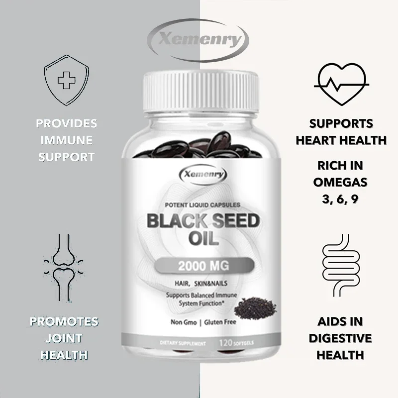 Vegan Black Seed Oil Capsules  - Castor Oil Cold Press avis et prix