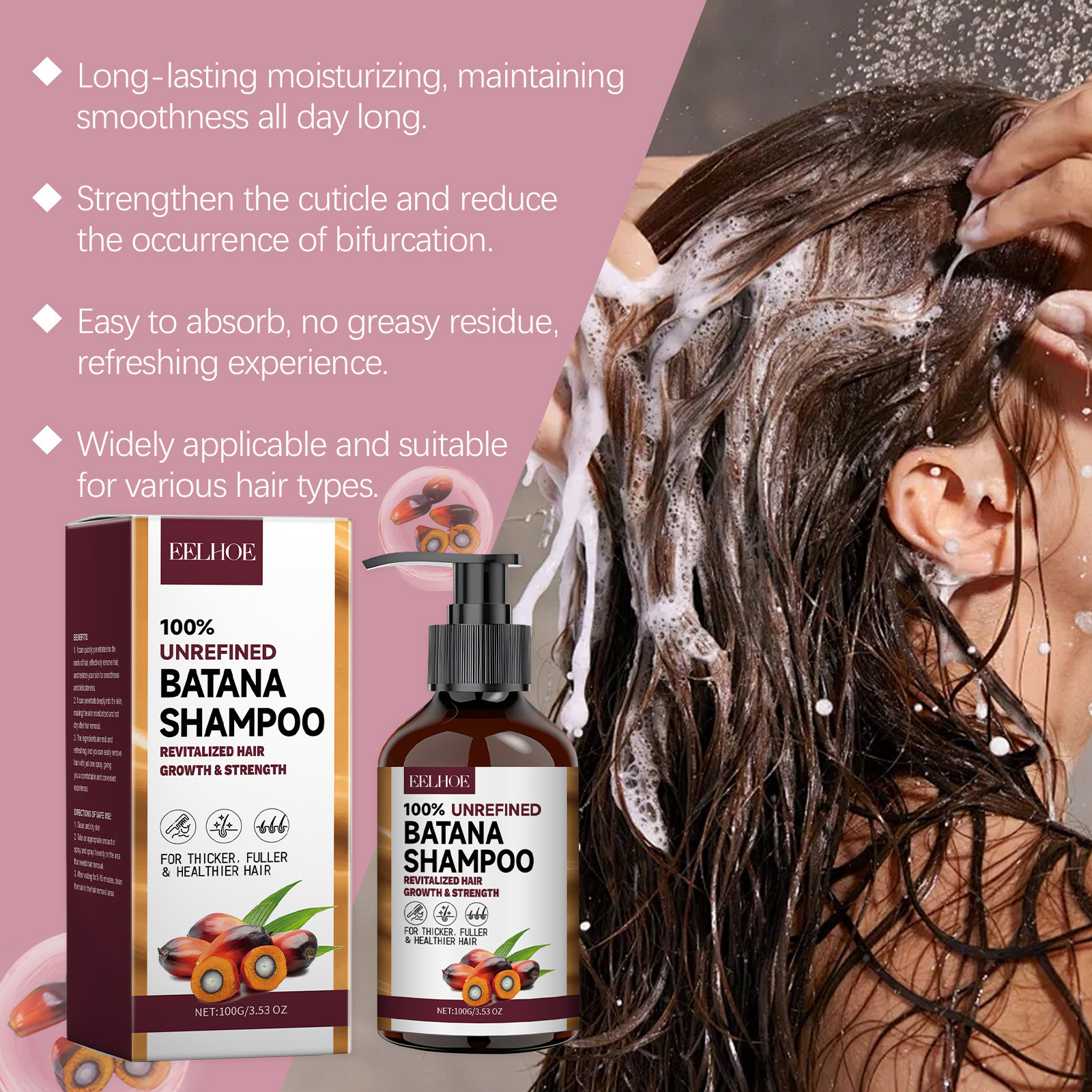 EELHOE Natural Batana Oil Deep - Hair Care Keratin avis et prix