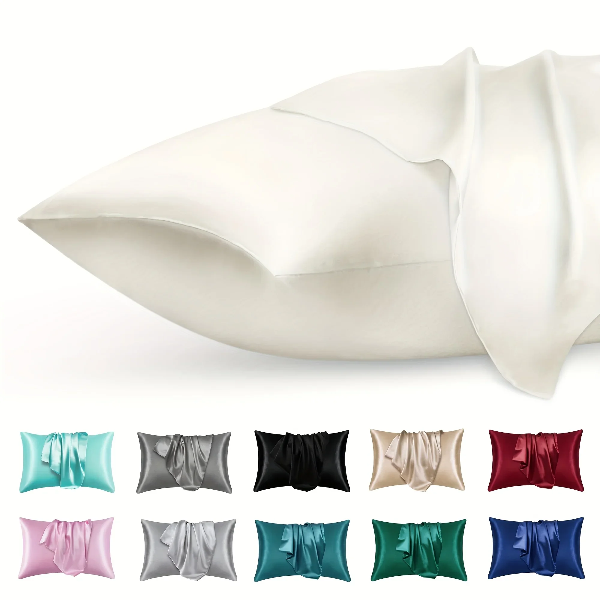 2pcs Luxury Satin Envelope Pil - Satin Pillowcase Silk avis et prix
