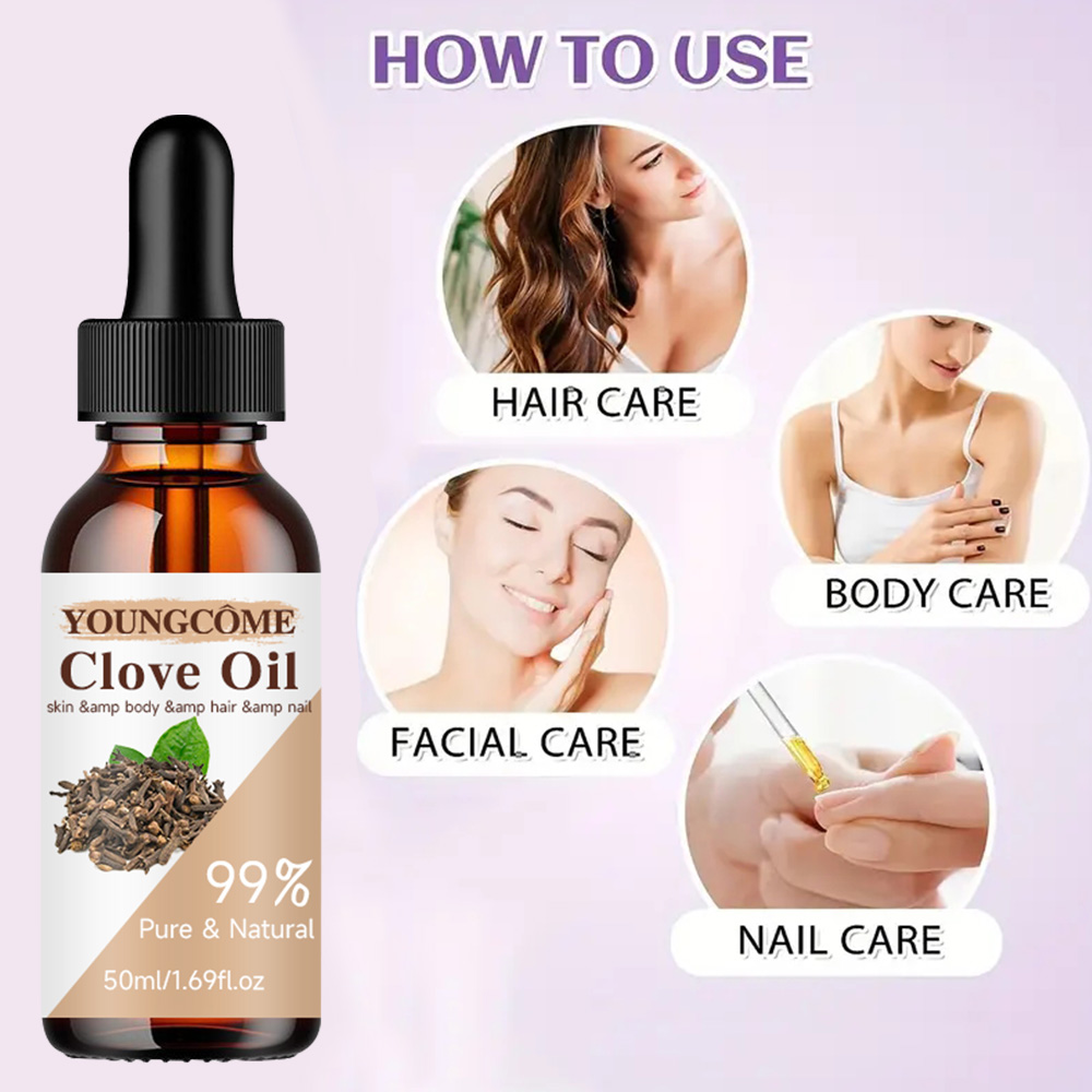 2pcs Clove essential oil helps - Silk Press Serum avis et prix