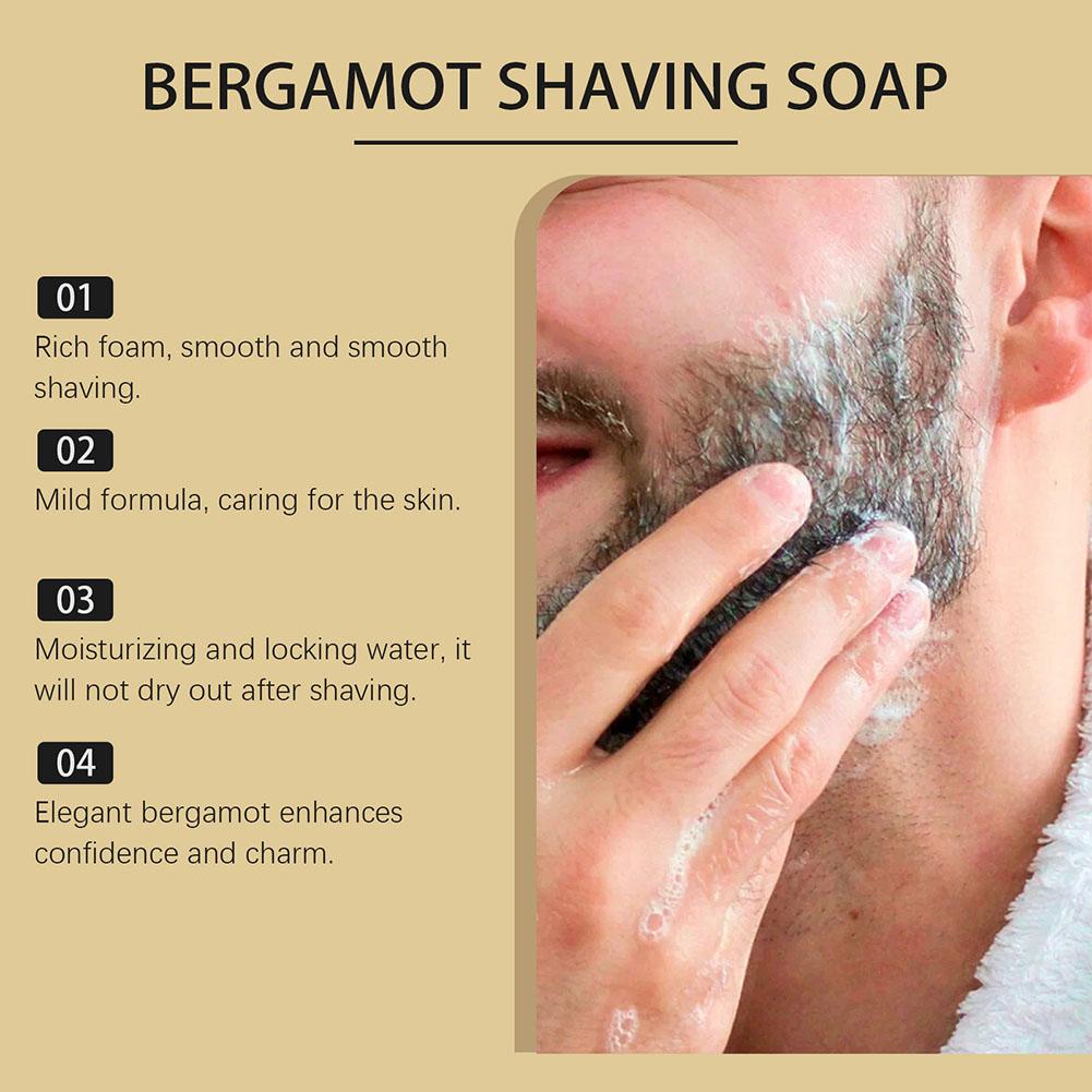 Bergamot Shaving Soap for Men  - Hair Care Cream avis et prix