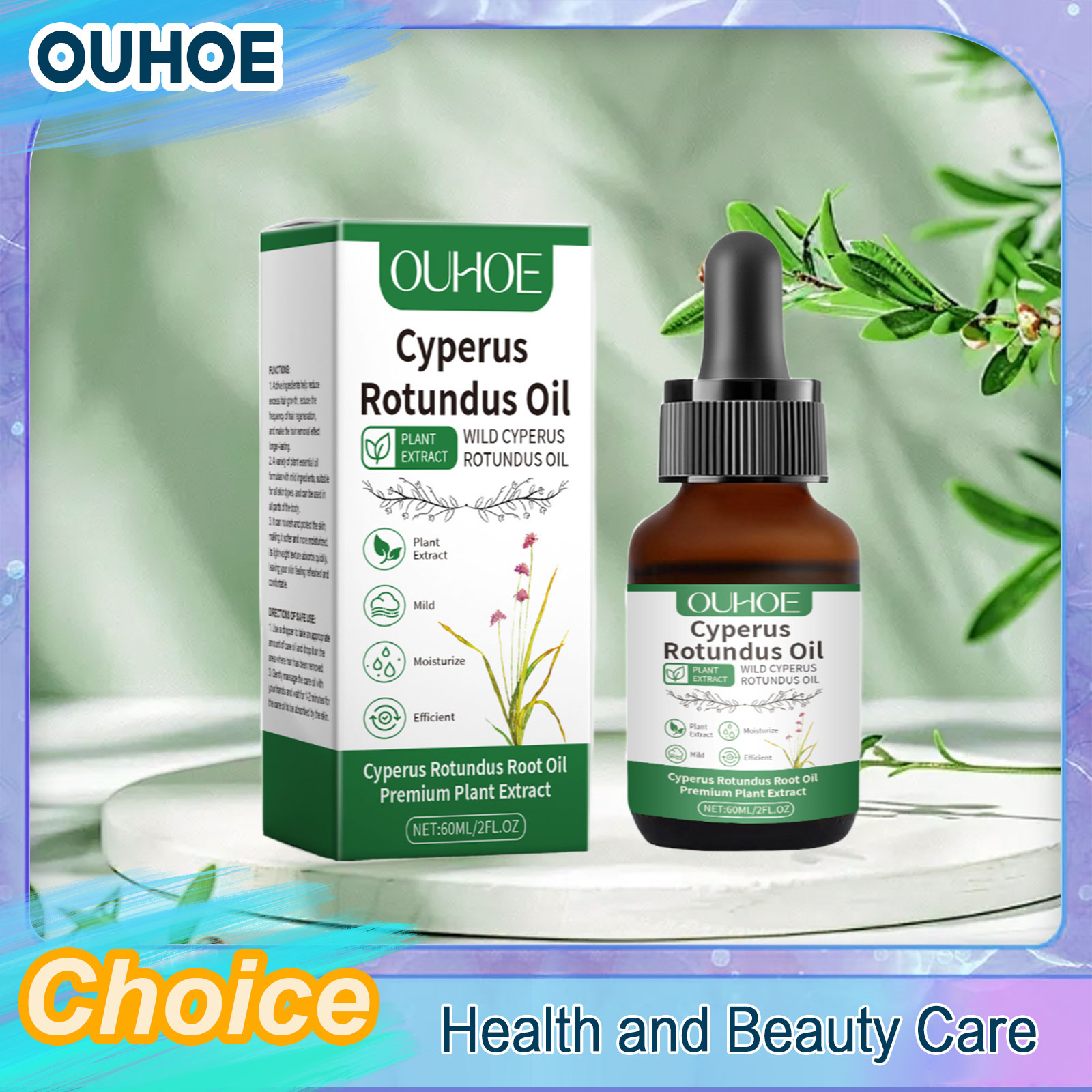 Natural Cyperus Rotundus Oil H - Hair Care Cream avis et prix