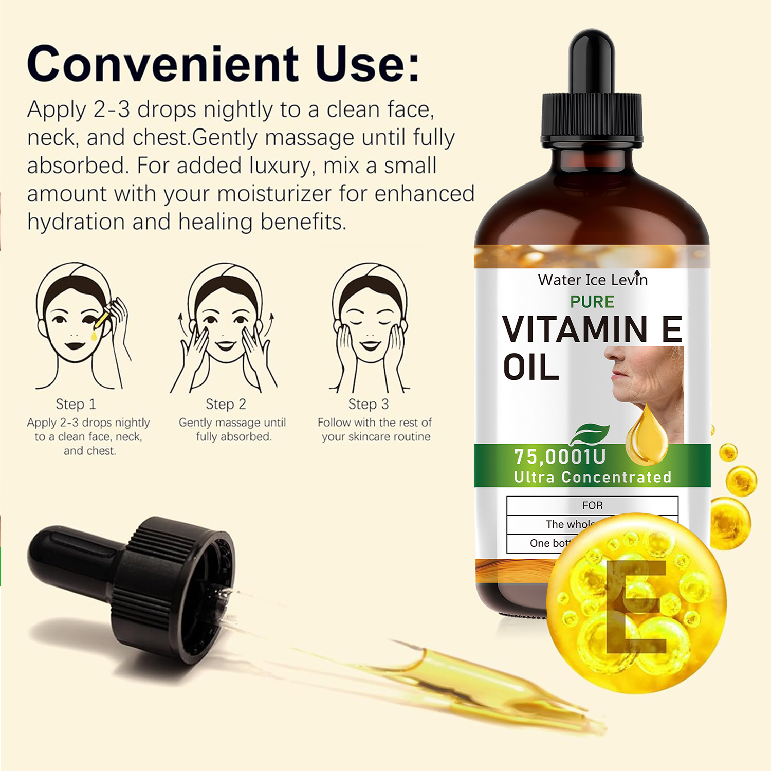 100ml Natural Vitamin E Essent - Hair Care Cream avis et prix