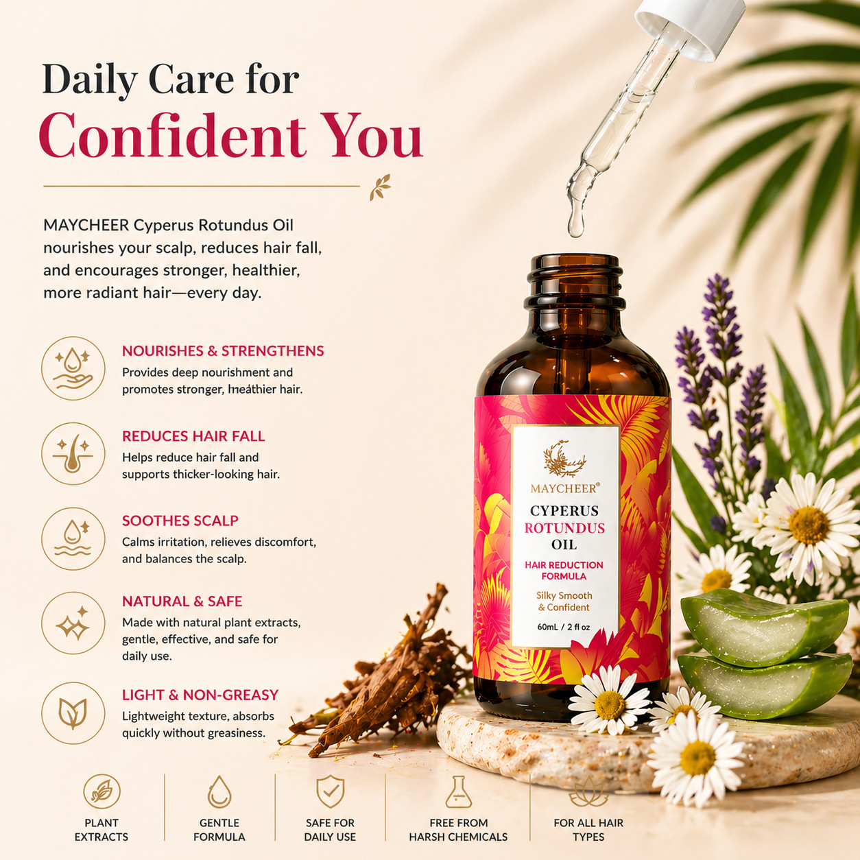 Soothing Moisturizing Body Oil - Hair Care Cream avis et prix